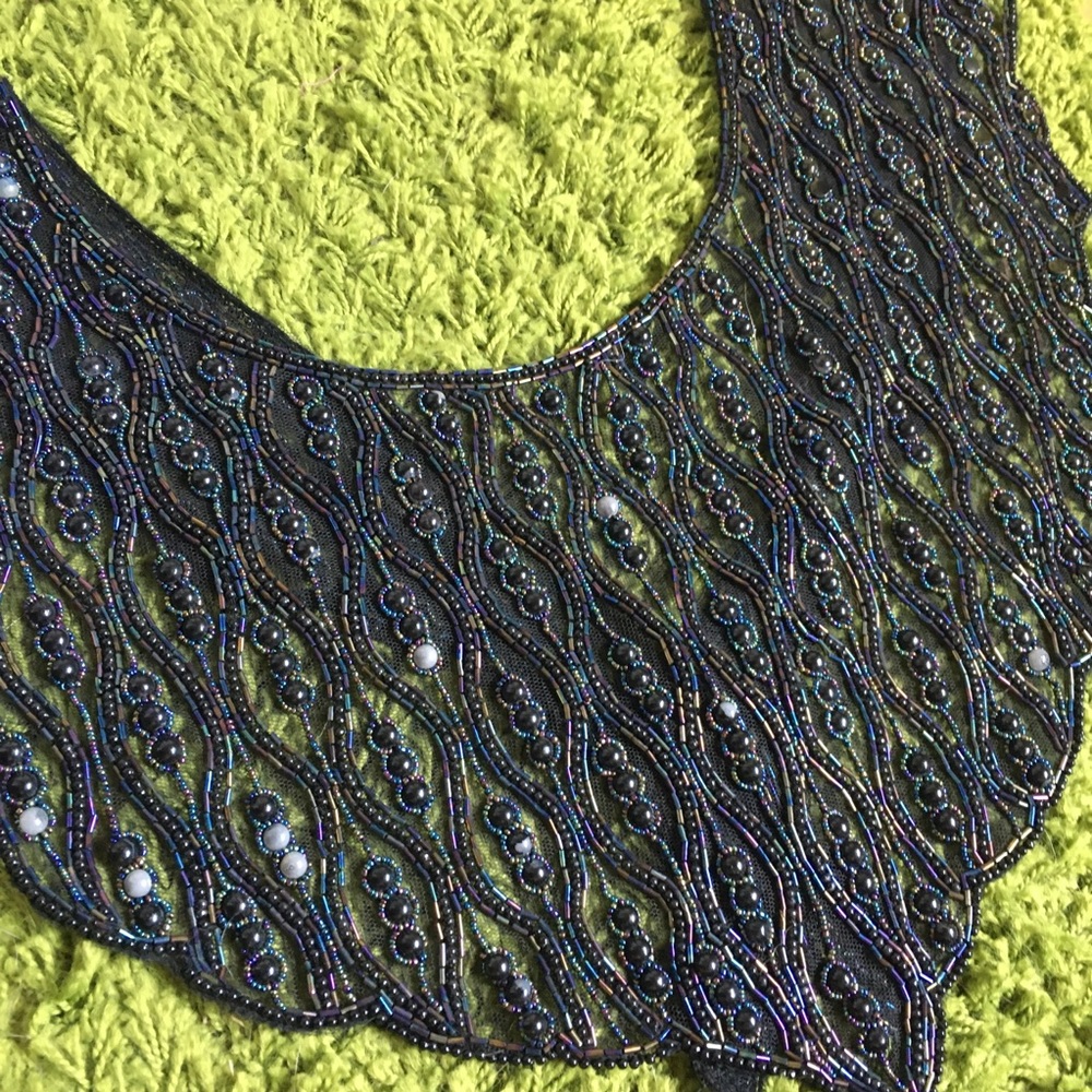 Beaded top tank studded gypsy boho goth top scarf wrap bolero shawl